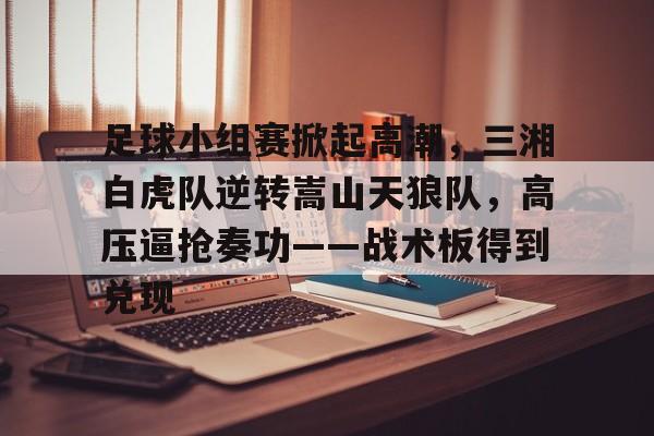 9游 -足球小组赛掀起高潮，三湘白虎队逆转嵩山天狼队，高压逼抢奏功——战术板得到兑现的简单介绍